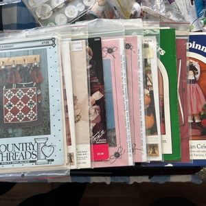 Are you a sewer? These are pattern bundles.